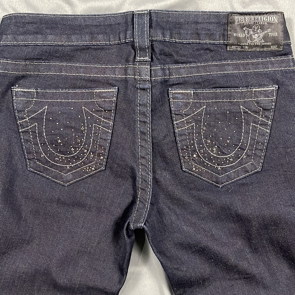 True Religion Tori Studded and Flared Jeans | Size 28 - Picture 3 of 9